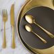 Amefa AUSTIN Komplet widelczyków do ciasta dla 6 cz. ZŁOTY VIN 6