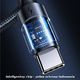 Kabel USB Usams USB-C - USB-C 1.2 m Czarny (6958444973333) 3
