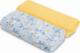 Sensillo PIELUCHA BAMBUSOWA 2-pak MIĘTA+ŻÓŁTY 120X120 1