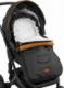 Sensillo ŚPIWOREK POLAR BLACK DO WÓZKA (95x40) 3