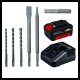 Młotowiertarka Einhell Einhell cordless hammer drill HEROCCO Kit +5 1x3.0Ah 5