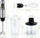 Blender Aigostar  1000W Hand Blender Set Stainless Steel Silvery and Black VDE / Buckle 3
