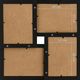 Ramka vidaXL Ramka na 24 zdjęcia 13x18 cm, czarna, MDF 6