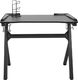Biurko vidaXL 325422 Czarne 90 cmx60 cm 3