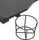 Biurko vidaXL 325422 Czarne 90 cmx60 cm 7