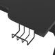 Biurko vidaXL 325418 Czarne 90 cmx60 cm 7