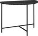 vidaXL Stolik ogrodowy, czarny, 100x50x75 cm, rattan PE 2