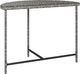 vidaXL Stolik ogrodowy, szary, 100x50x75 cm, rattan PE 2
