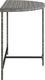 vidaXL Stolik ogrodowy, szary, 100x50x75 cm, rattan PE 4