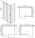 Mexen Mexen Omega kabina prysznicowa rozsuwana 120 x 80 cm, transparent, chrom - 825-120-080-01-00 3