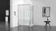 Mexen Mexen Apia kabina prysznicowa rozsuwana 110 x 80 cm, transparent/pasy, chrom - 840-110-080-01-20 1