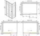 Mexen Mexen Apia kabina prysznicowa rozsuwana 90 x 100 cm, transparent, chrom brodzik Flat - 840-090-100-01-00-4010 4