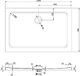 Mexen Mexen Apia kabina prysznicowa rozsuwana 90 x 100 cm, transparent, chrom brodzik Flat - 840-090-100-01-00-4010 5