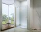 Mexen Mexen Roma drzwi prysznicowe uchylne 120 cm, transparent, złote - 854-120-000-50-00 2