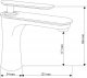 Bateria umywalkowa Mexen Mexen Trinity bateria umywalkowa czarna - 72600-70 3