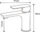 Bateria umywalkowa Mexen Mexen Alfa bateria umywalkowa, czarna - 745700-70 1