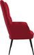 vidaXL Fotel, winna czerwień, obity aksamitem 4