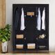 Homede WARDROBE/HOM/DARBY/BLACK/168X130X45 8