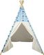 LeanToys Domek Namiot Dla Dzieci Tipi Indiański Chmurki Wodoodporny Ogród 2