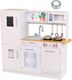 Ecotoys Drewniana kuchnia dla dzieci, światło LED + garnki 5