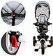 Ecotoys Rowerek Trójkołowy Obracany Szary 6