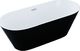 Wanna Mexen Mexen Flavia wanna wolnostojąca 170 x 80 cm biała/czarna - 54031708075 1