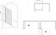 Parawan nawannowy Mexen Mexen Felix parawan nawannowy 1-skrzydłowy 70 x 140 cm, grafit, chrom - 890-070-001-01-40 2
