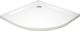 Brodzik Mexen Mexen slim brodzik półokrągły 70 x 70 cm, biały - 41107070 1