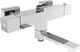 Bateria wannowa Mexen Cube ścienne chrom 1