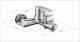 Bateria wannowa Mexen Mexen Kama bateria wannowa chrom - 72530-00 3