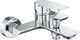 Bateria wannowa Mexen Alfa ścienne chrom 1
