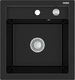 Zlewozmywak Mexen Vito  granitowy 1-komorowy 520 x 490 mm, czarny - 6503521000-77 1