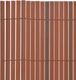vidaXL Ogrodzenie dwustronne, 110 x 300 cm, brązowe 5