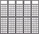 vidaXL Parawan pokojowy 5-panelowy/trejaż, drewno jodłowe, 201,5x180cm 2