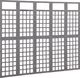 vidaXL Parawan pokojowy 5-panelowy/trejaż, drewno jodłowe, 201,5x180cm 3