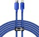 Kabel USB Baseus USB-C - Lightning 2 m Niebieski (BSU3021BLU) 1
