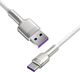Kabel USB Baseus USB-A - USB-C 1 m Biały (BSU3016WHT) 2