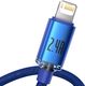 Kabel USB Baseus USB-A - Lightning 1.2 m Niebieski (BSU3027BLU) 2