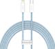 Kabel USB Baseus USB-C - Lightning 2 m Niebieski (BSU3061BLU) 1