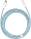 Kabel USB Baseus USB-C - Lightning 2 m Niebieski (BSU3061BLU) 2