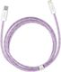 Kabel USB Baseus USB-C - Lightning 1 m Fioletowy (BSU3065PRP) 2