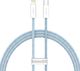 Kabel USB Baseus USB-C - Lightning 1 m Niebieski (BSU3066BLU) 1