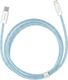 Kabel USB Baseus USB-C - Lightning 1 m Niebieski (BSU3066BLU) 2