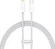 Kabel USB Baseus USB-C - Lightning 1 m Biały (BSU3071WHT) 1