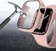 Alogy Alogy Etui do smartwatcha nakładka ze szkłem do Watch 4/5/6/SE 40mm Czarna uniwersalny 4