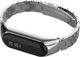 Alogy Alogy Bransoleta stainless steel bransoletka do Xiaomi Mi Band 5 Srebrna uniwersalny 2
