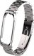 Alogy Alogy Bransoleta stainless steel bransoletka do Xiaomi Mi Band 5 Srebrna uniwersalny 4