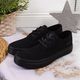 Big Star Trampki niskie tekstylne czarne Big Star JJ274089 38 1