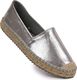 Big Star Espadryle damskie z eko skóry srebrne Big Star HH274504 37 4