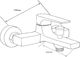 Mexen Mexen Lynx R62 bateria wannowa z zestawem prysznicowym, czarna - 74593R62-70 1